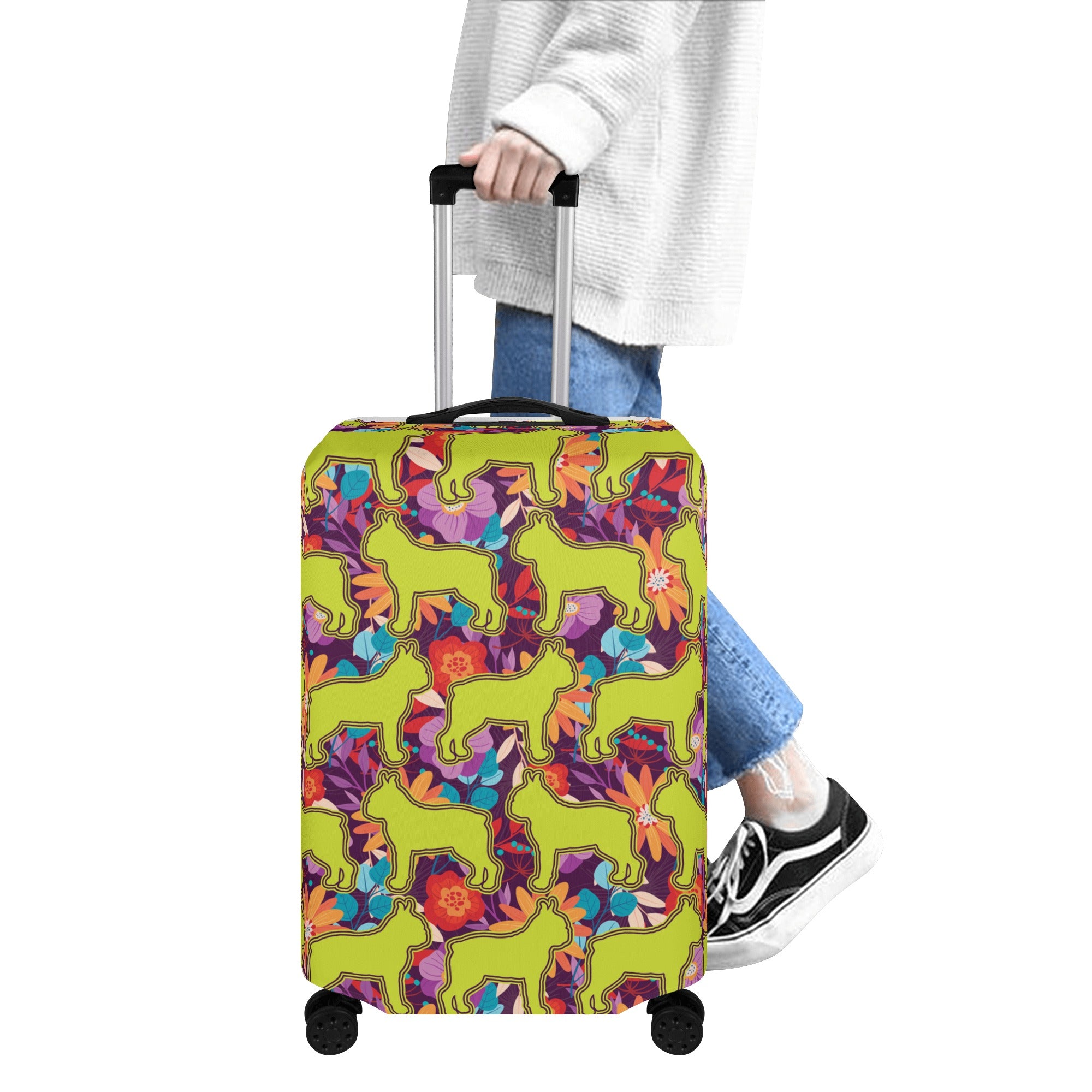 Lexi - Premium Luggage Cover For Boston Terrier Lovers Winter Wear
