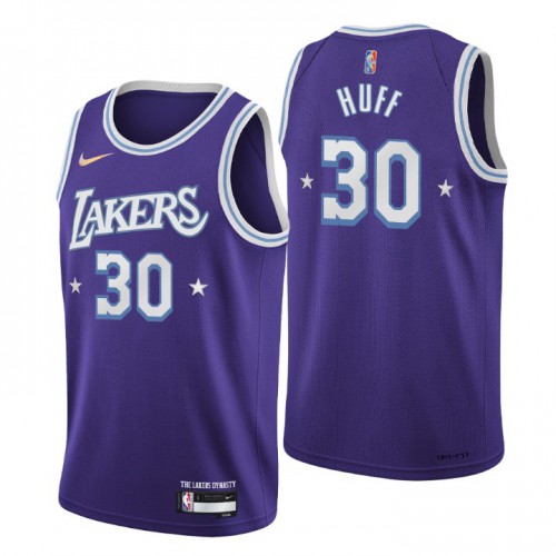Purple LAL Angeles Lakers #30 Nike Professional Jersey Premium Quality