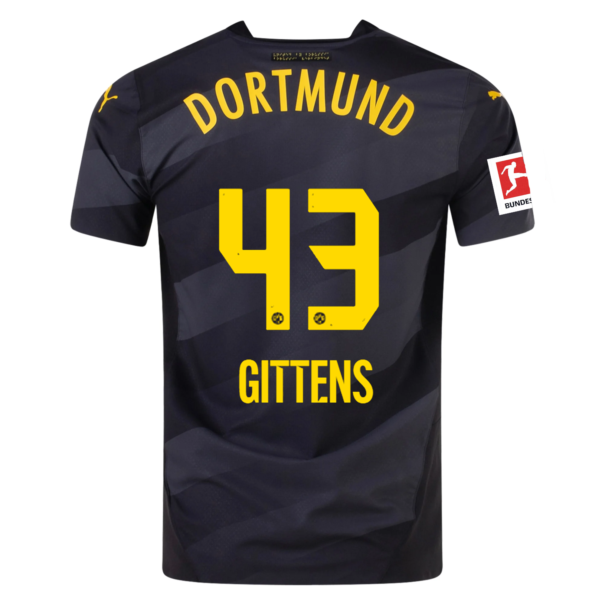 Borussia Dortmund Yellow) 2024-2025 Bun Away Jersey – Authentic Shirt