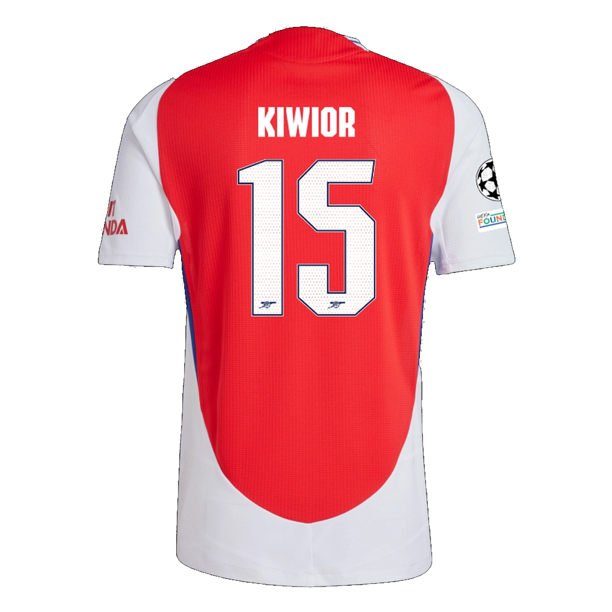 Arsenal Jakub Kiwior 2024-2025 UCL Home Jersey – Authentic Shirt