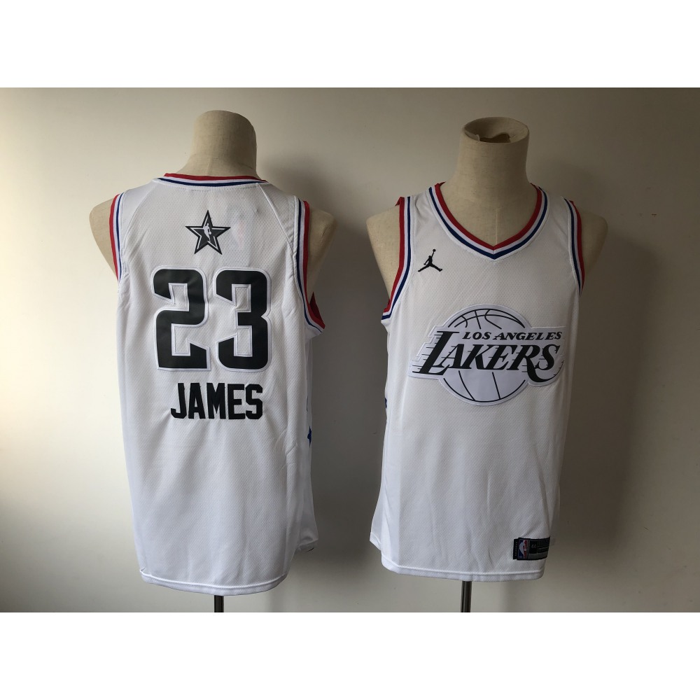 Professional Men's Lakers #23 Lebron White Basketball Jersey