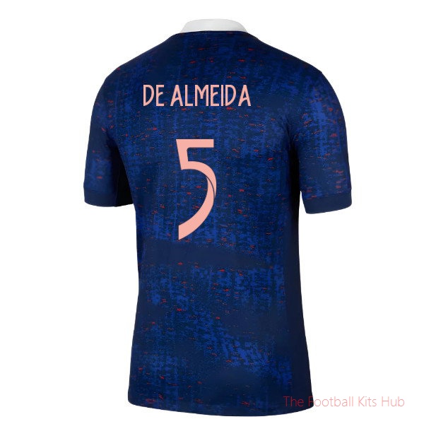 2025 France Womens Team Home Shirt (Unisex) (De Almeida 5)