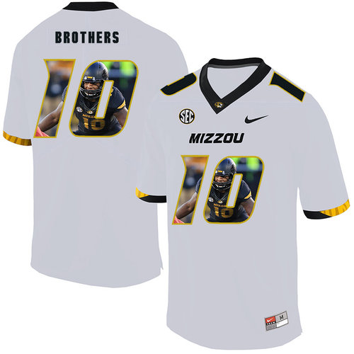 Men's None White 2024 away jersey Kentrell Brothers #10 comfortable