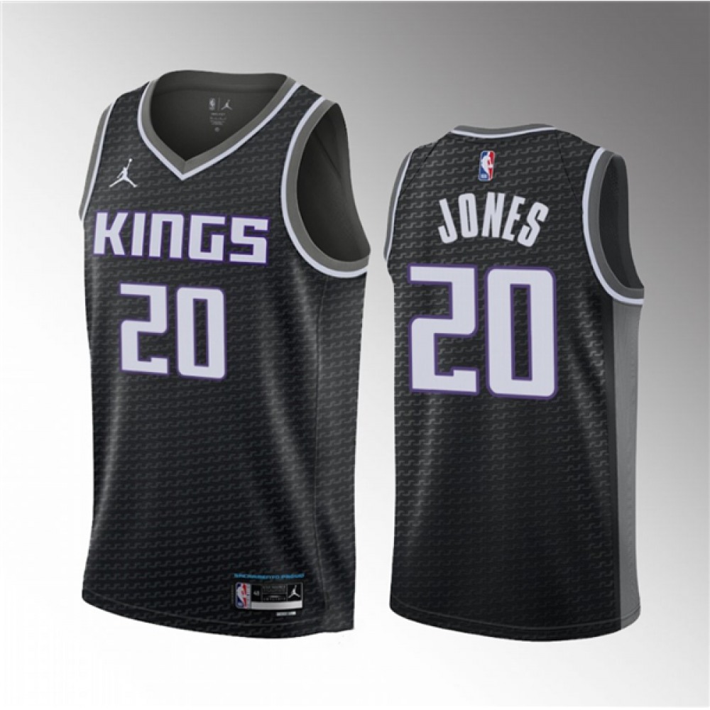 Retro Men's Sacramento Kings #20 Colby Black Basketball Jersey