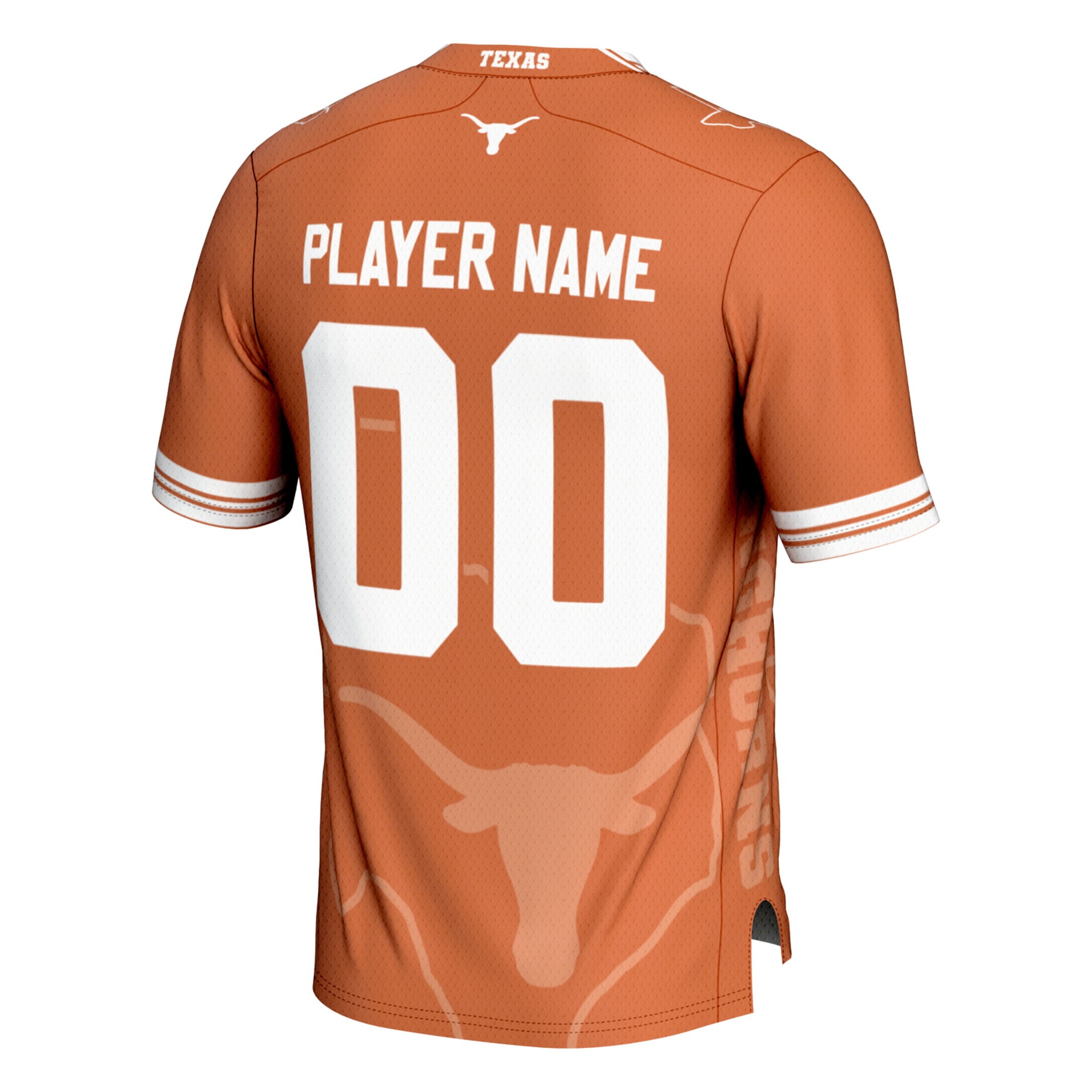 [NJP] Texas Longhorns GameDay Greats Youth Icon Print NIL Pick-A-Player Football Jersey - Texas Orange