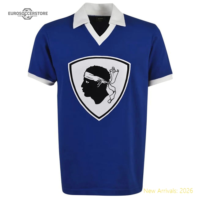 Premium-grade Bastia 1980s Retro Football Shirt - Unbeatable Value