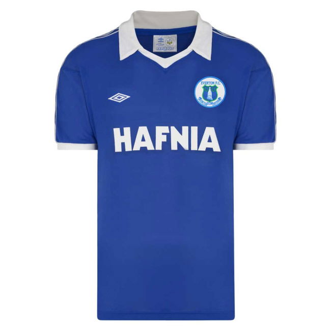 Everton Authorized Everton 1980 Umbro Retro Football Shirt