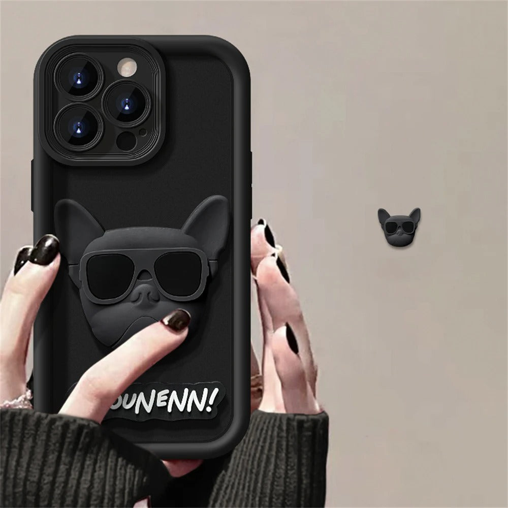 FrenCase French Bulldog Case iPhone – Clear Slim Protective Cover