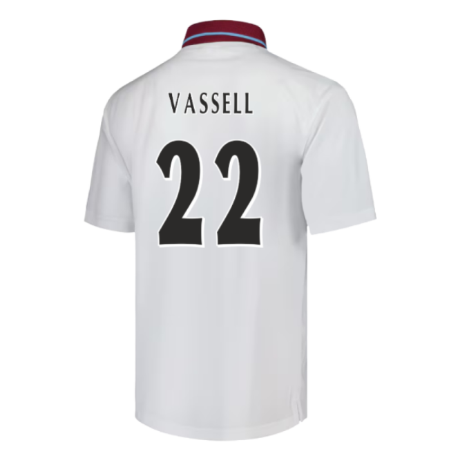 Superior Aston Villa 2000 Away Vintage Uniform Vassell 22