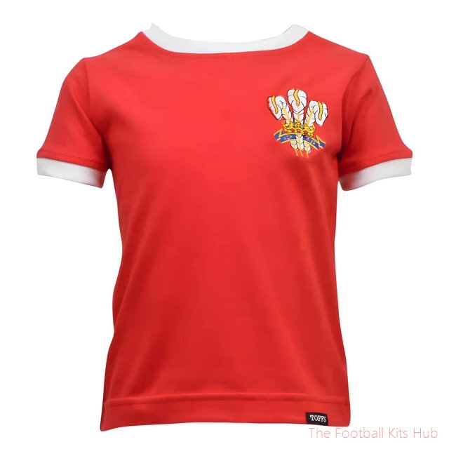 Wales T-Shirt Custom Name Youth Football Kit - World Cup Edition