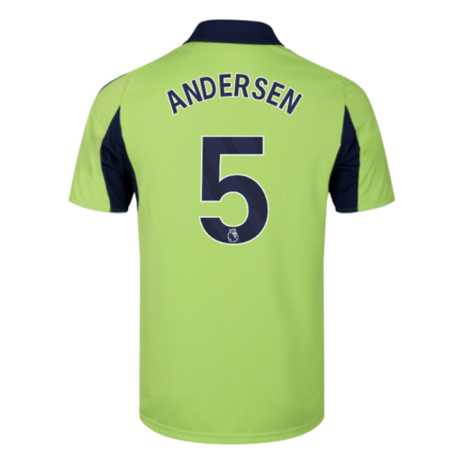 Fashionable 2025-2026 FUL Away Classic Jersey Andersen 5 Adults #69012