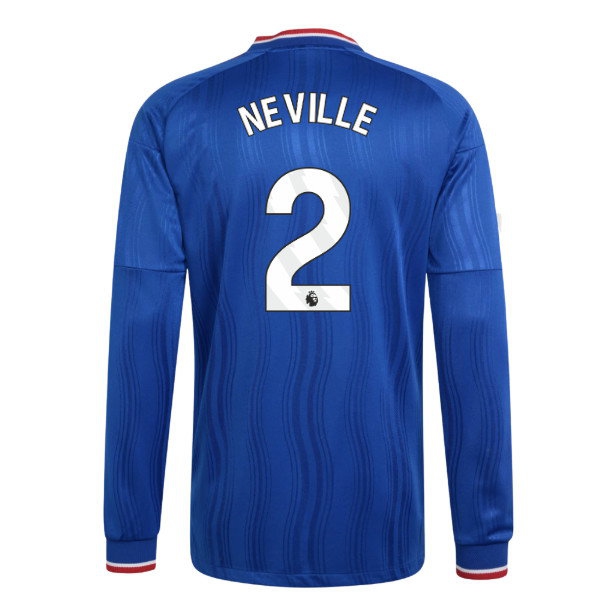 [DDJ] 2026 2027 Man Utd Long Sleeve Shirt Away Authentic Kit (Neville 2)