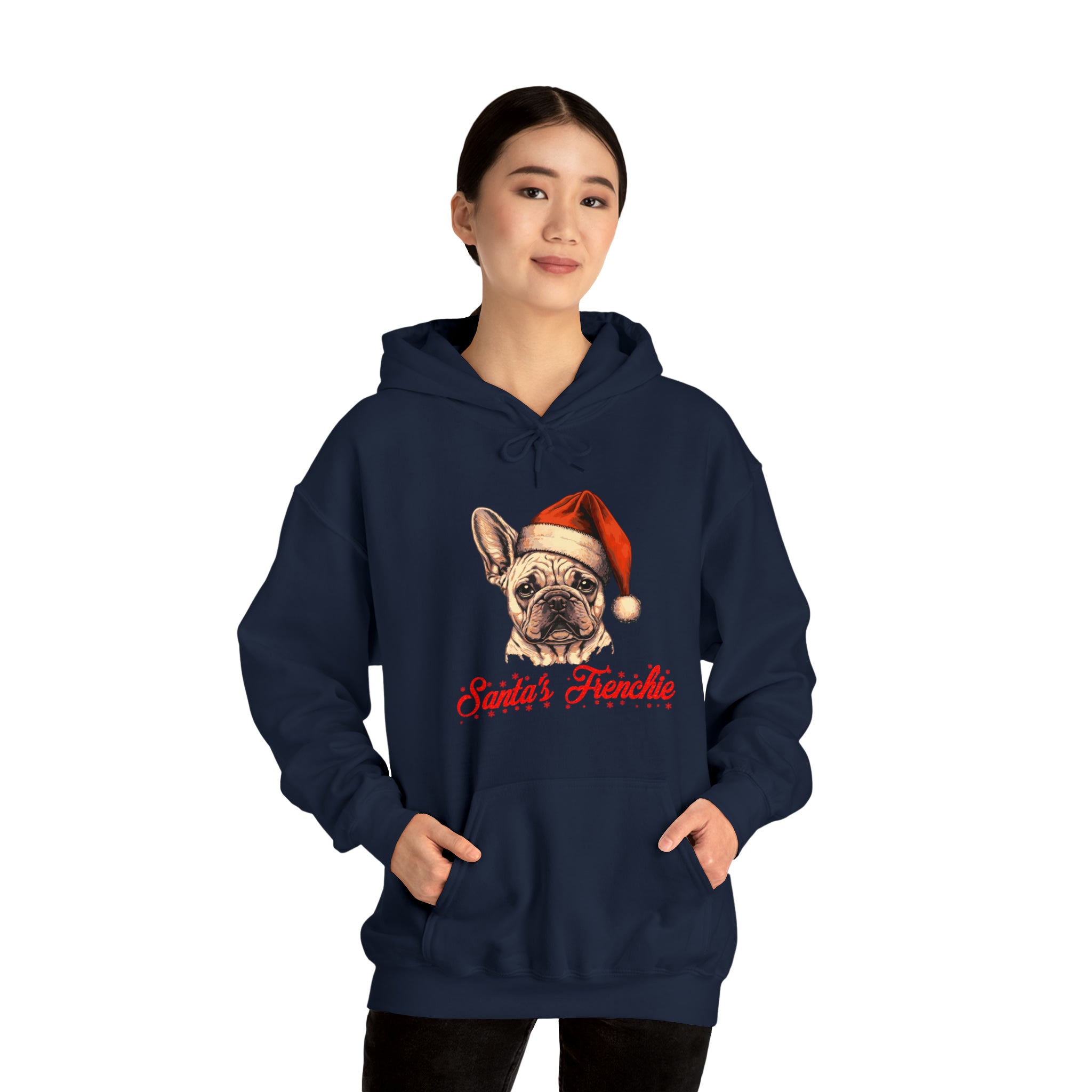 French Bulldog Santa's Frenchie Unisex Hoodie Essential Dog Supply