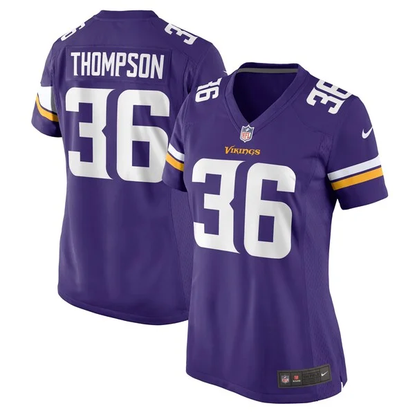 None Thompson Minnesota Game Jersey - Purple | NFL Player Jersey
