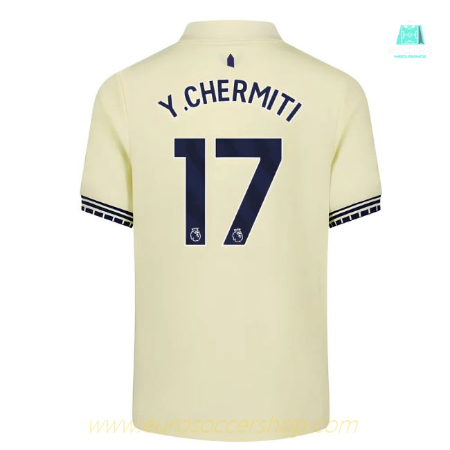 2025-2026 Everton Away Shirt - Kids (Y.Chermiti 17)