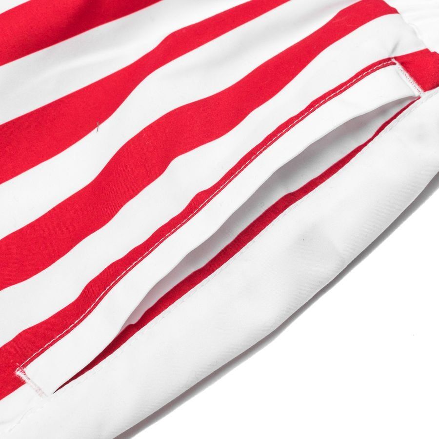 Denmark Swim Shorts Retro Tango Red/pure White