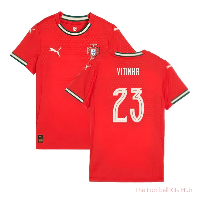 2025-2026 Portugal Home Shirt (Ladies) (Vitinha 23)