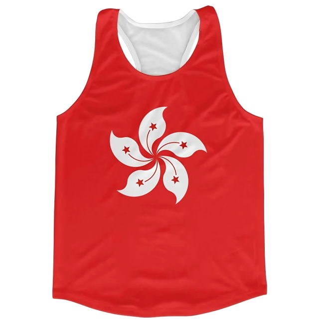 Elite Hong Kong Flag Running Vest Pro-Grade Tournament-Edition
