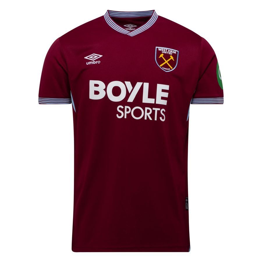 West Ham Home Shirt 2025/26 Supporter Version In Multiple Adult Sizes