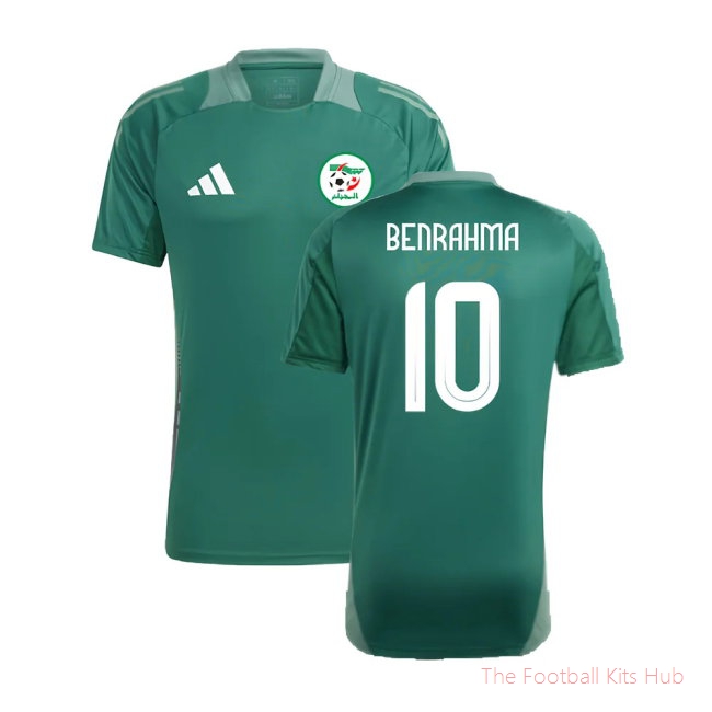 2024-2025 Algeria Training Jersey (Green) (Benrahma 10)