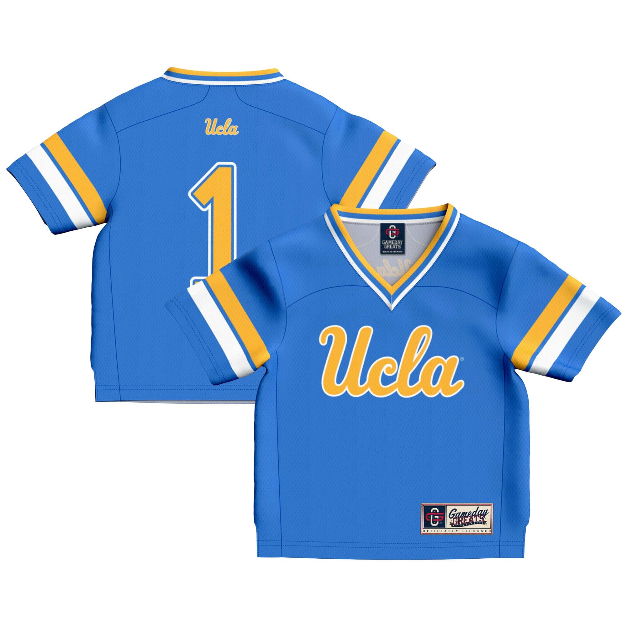 #1 UCLA Bruins GameDay Greats Toddler Lightweight Collegiate Football Fashion 2026 Season Football Jersey - Blue