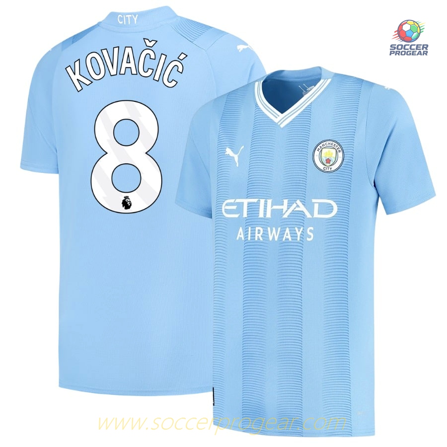 Manchester City Team Jersey 2023 2024 Home Kovacic