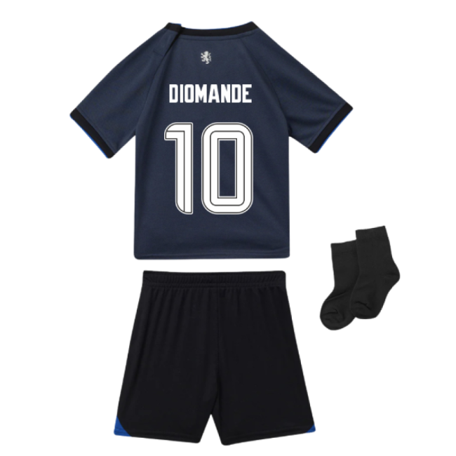 Premium 2025-2026 Rangers Third Third Diomande 10 With Vintage Design