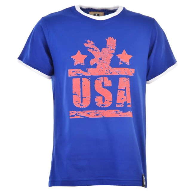 Top-Tier Usa T-Shirt - Royal/White Ringer Aero-Dynamic