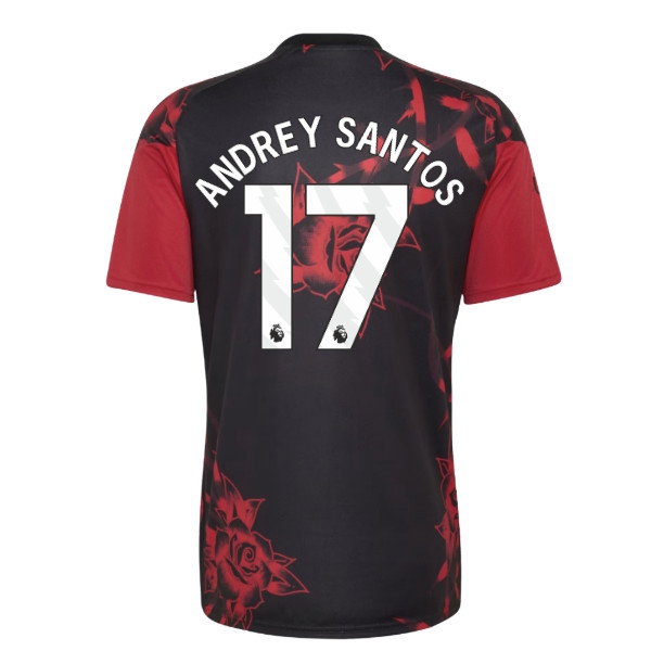 [JED] 2026-2027 Man Utd Home Pre-Match Shirt (Red) (Andrey Santos 17)