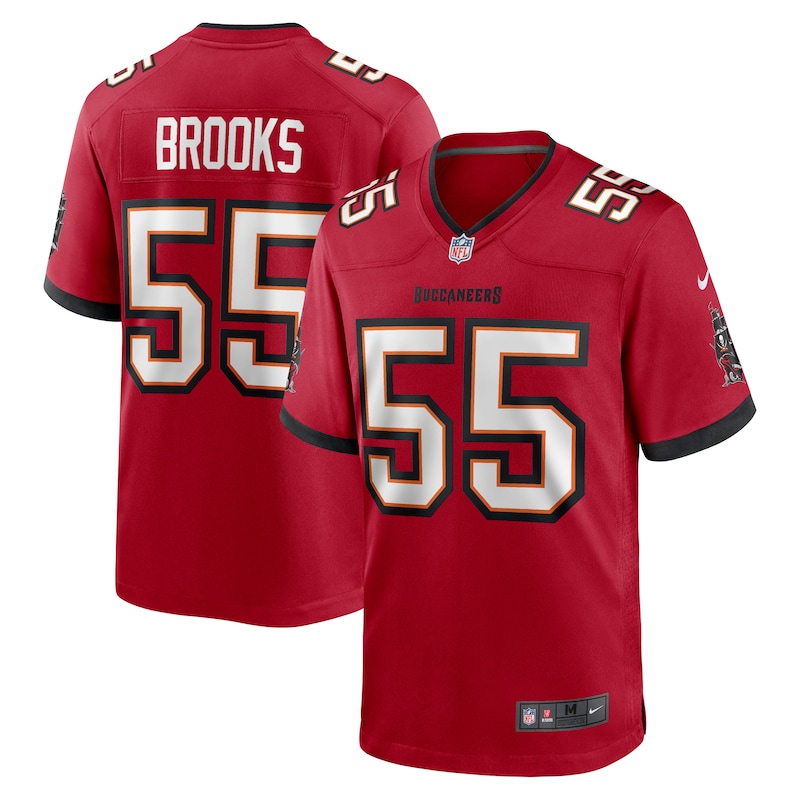 None Derrick Brooks All-Pro TB Buccaneers Premium Material Jersey