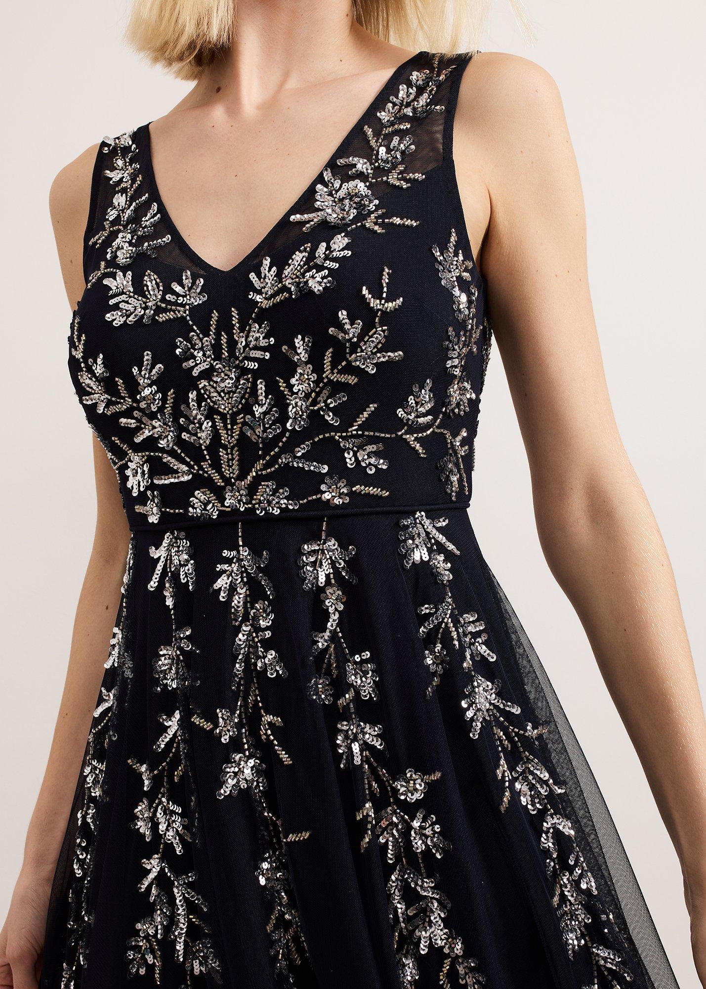 Marissa Beaded Midi Dress
