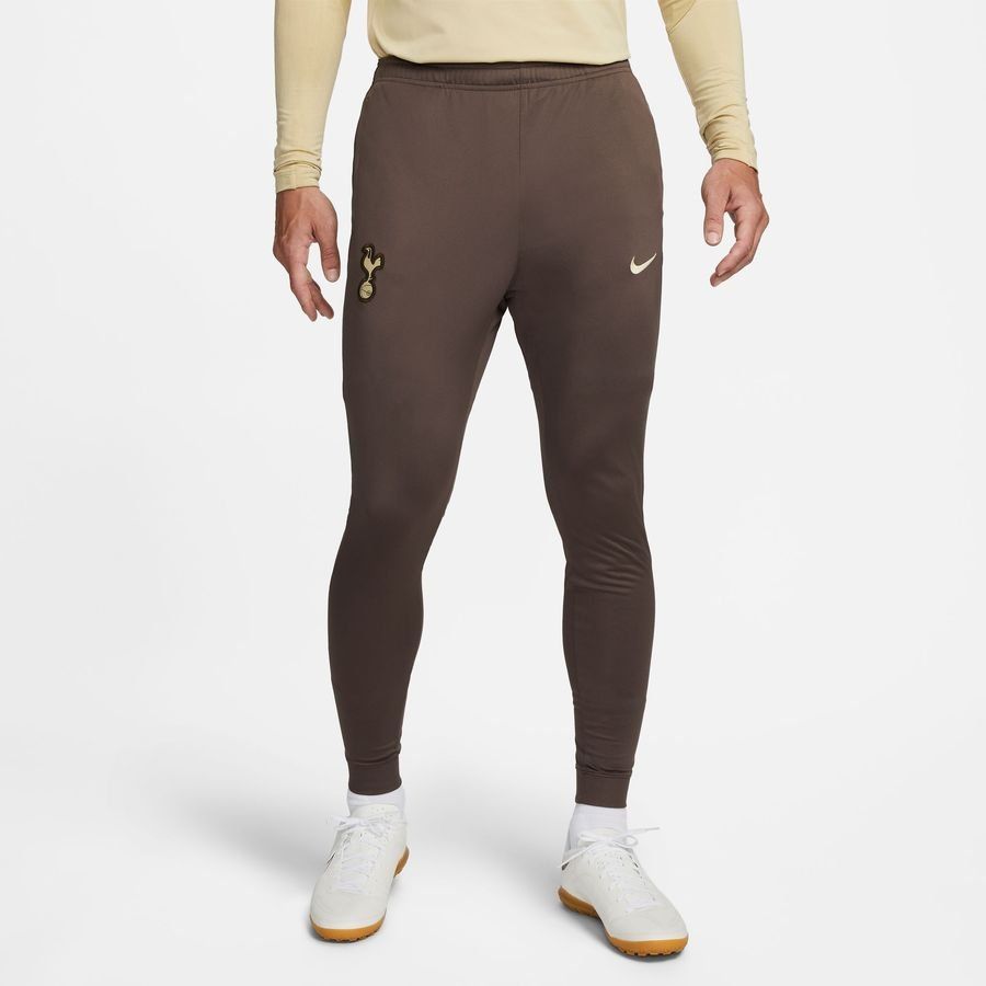 Tottenham Training Trousers Dri Fit Strike Brown/team Gold