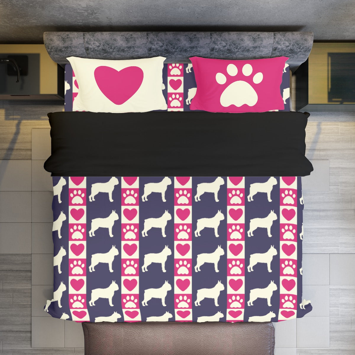 Fiona - Duvet Cover Set for Boston Terrier lovers
