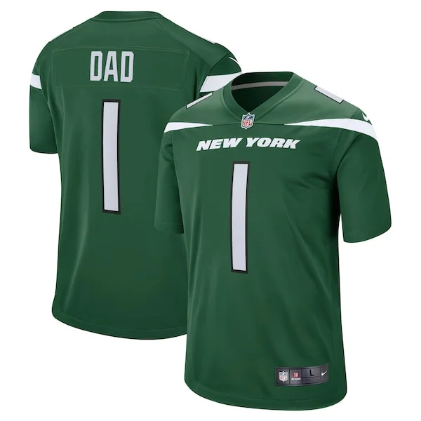 None Game NFL Jersey - Green | Performance Football Apparel | NFL Foot