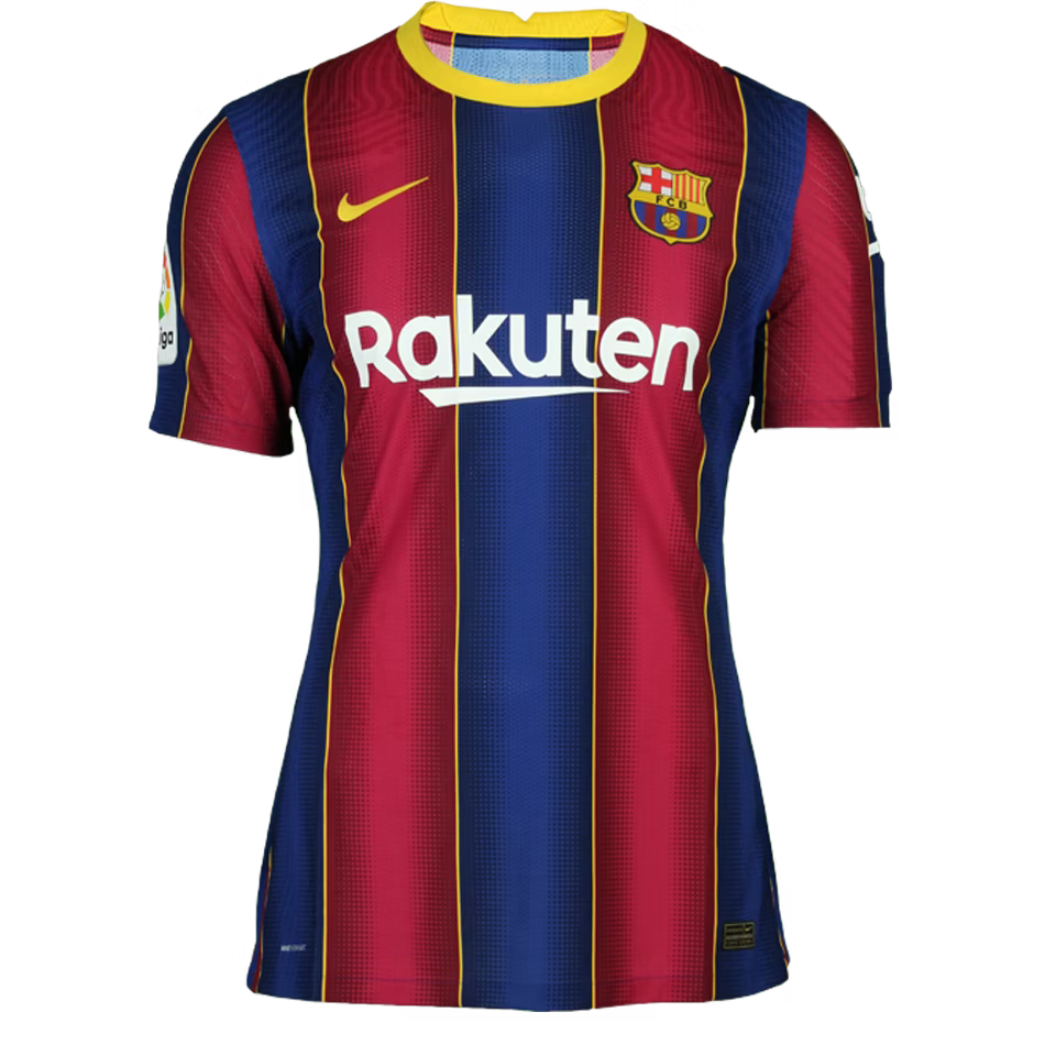 Retro Messi #10 Barcelona Home Soccer Jersey 2020/21 - No signatureAut