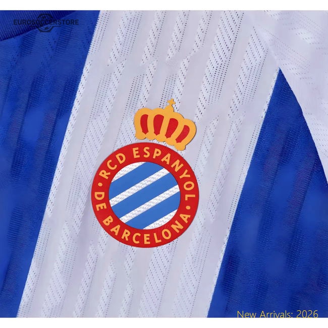Outstanding 2025-2026 Rcd Espanyol First Jersey - Fan Design