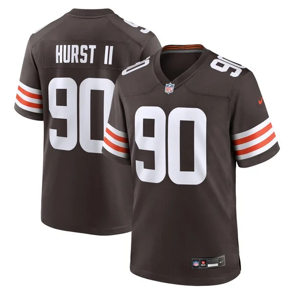 None Maurice Hurst Game Jersey - Brown | NFL Player Jersey | NFL Footb