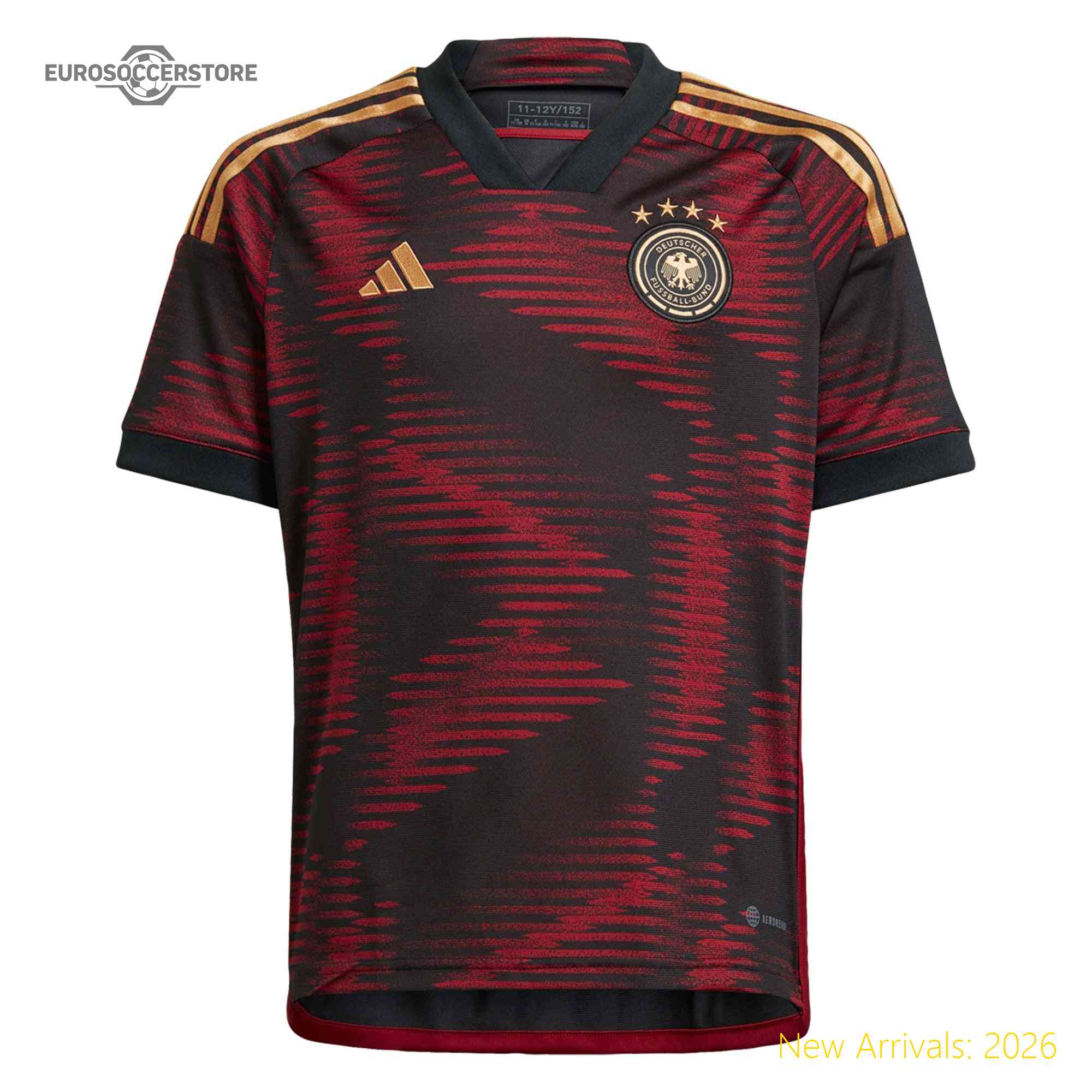 Officially Licensed Kids Ger Team Away Top-grade Jersey 2022
