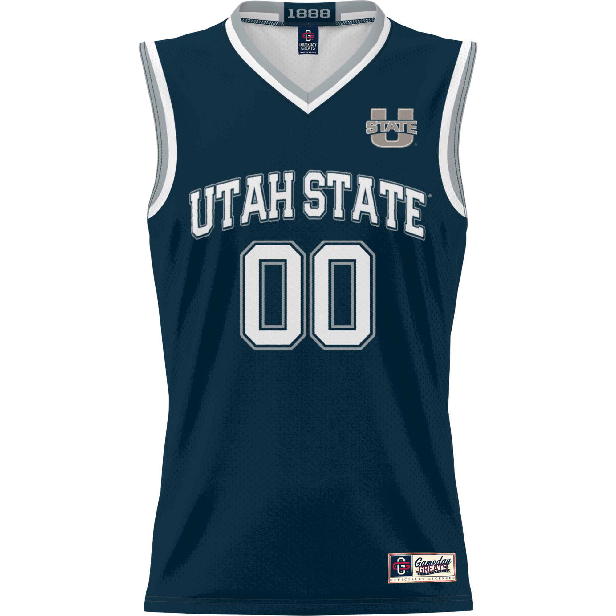 Utah State Aggies GameDay Greats Youth NIL Pick-A-Player Lightweight Women's Basketball Jersey - Navy