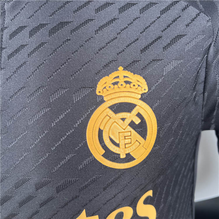 Official Real Madrid 2324 Third Black Soccer Jersey Football Shirt