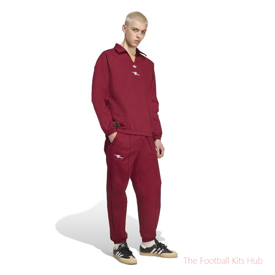 Arsenal Sweatshirt Drill Terrace Icons - Burgundy