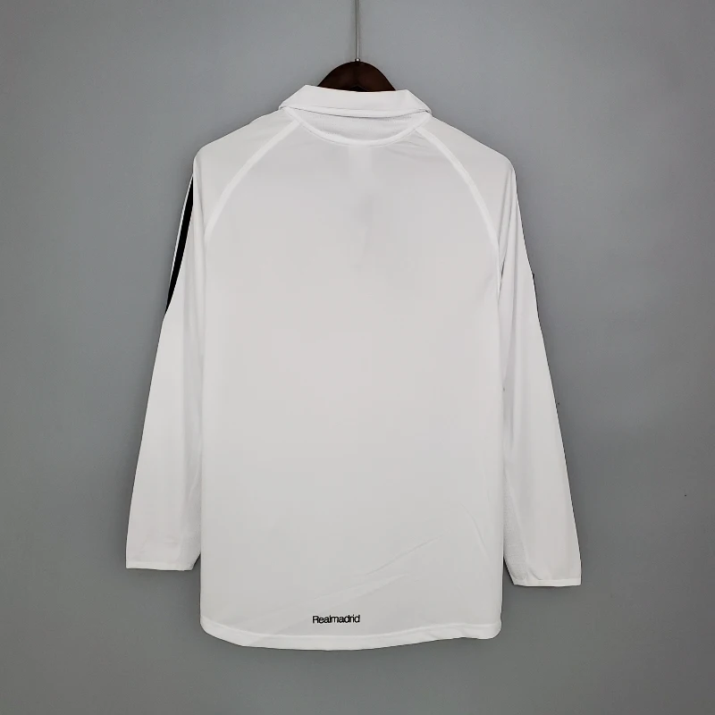 2005-2006 Long Sleeve Real Madrid Jersey retro kit