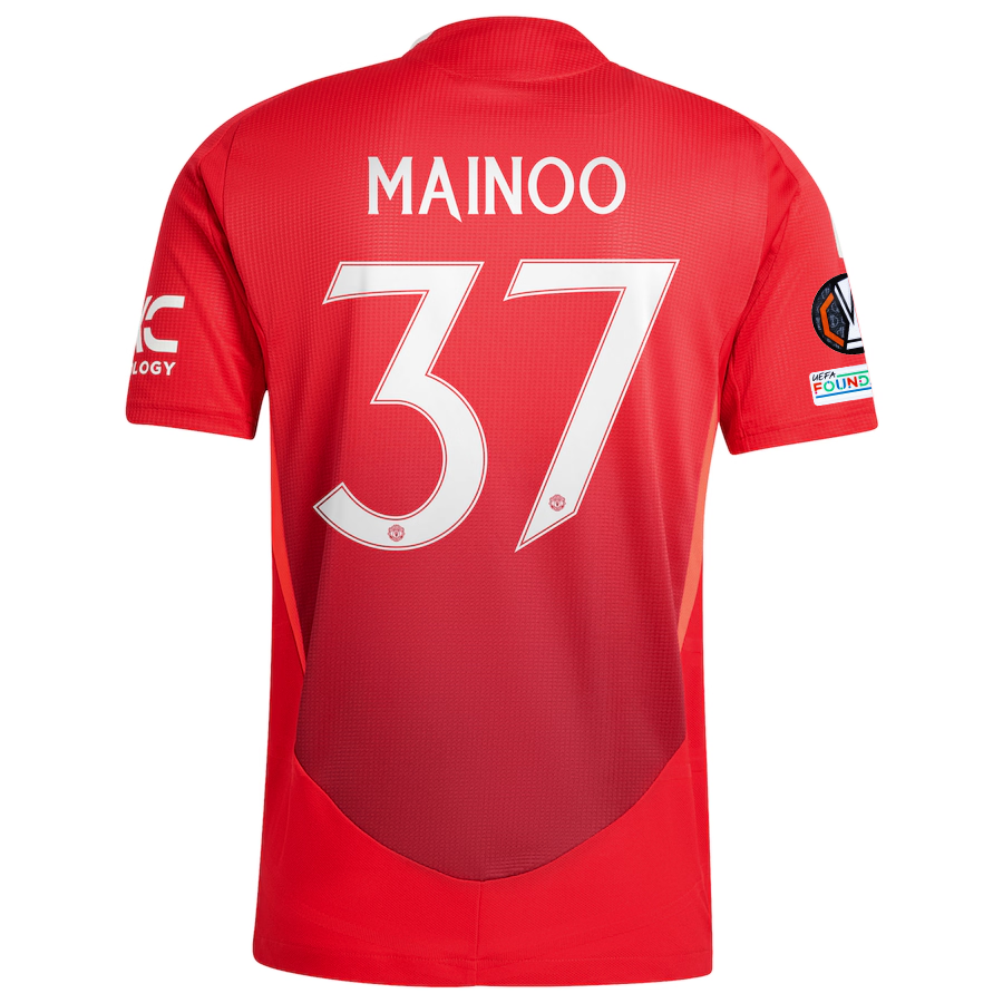 Manchester United Mainoo 2024-2025 UEL Home Jersey – Authentic Shirt