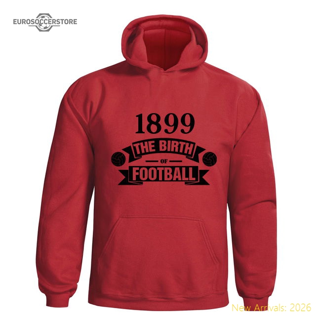 Superior Ac Milan Birth Of Football Hoody (red) - Kids - Premium Collection