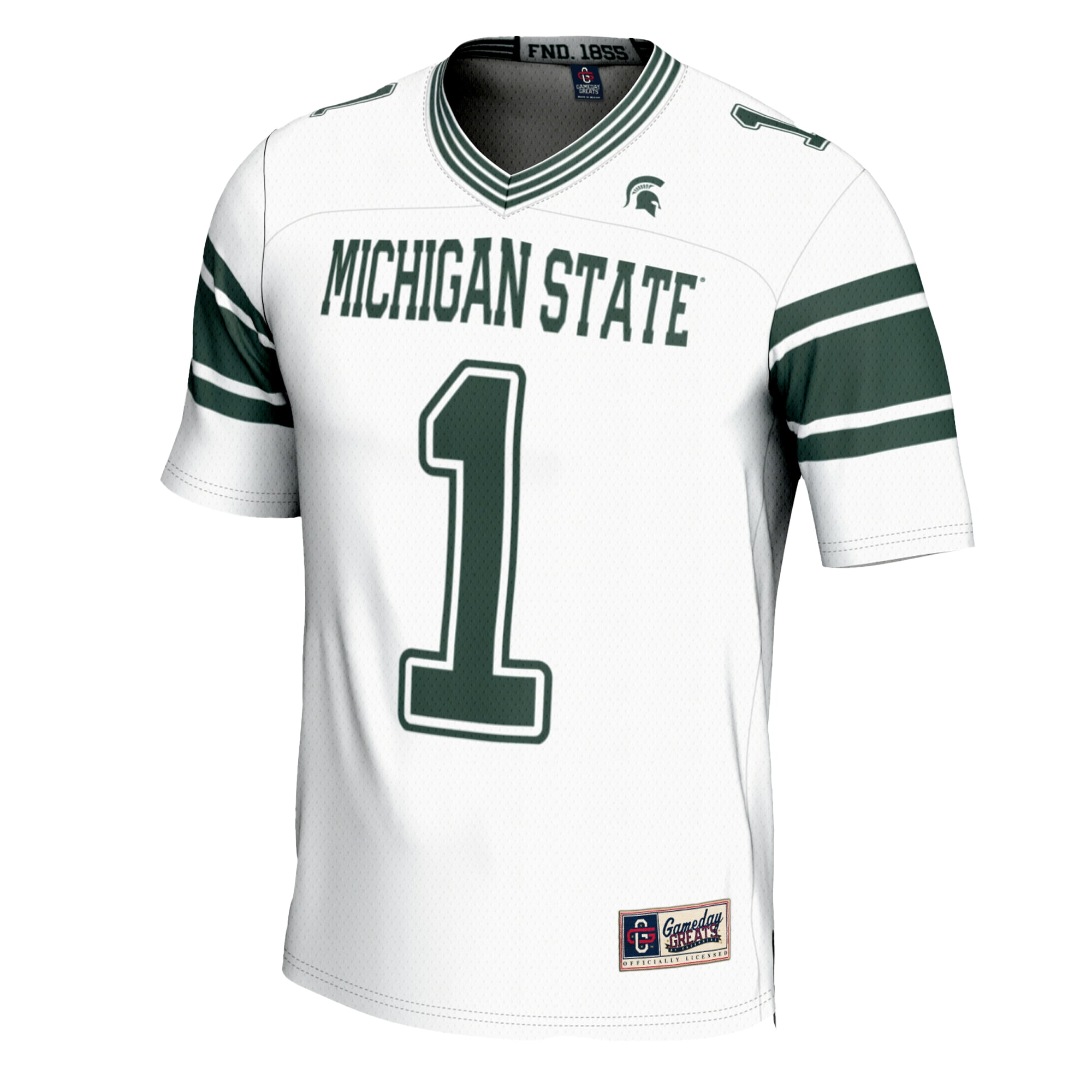 [NJP] Michigan State Spartans GameDay Greats Youth Football Jersey - White