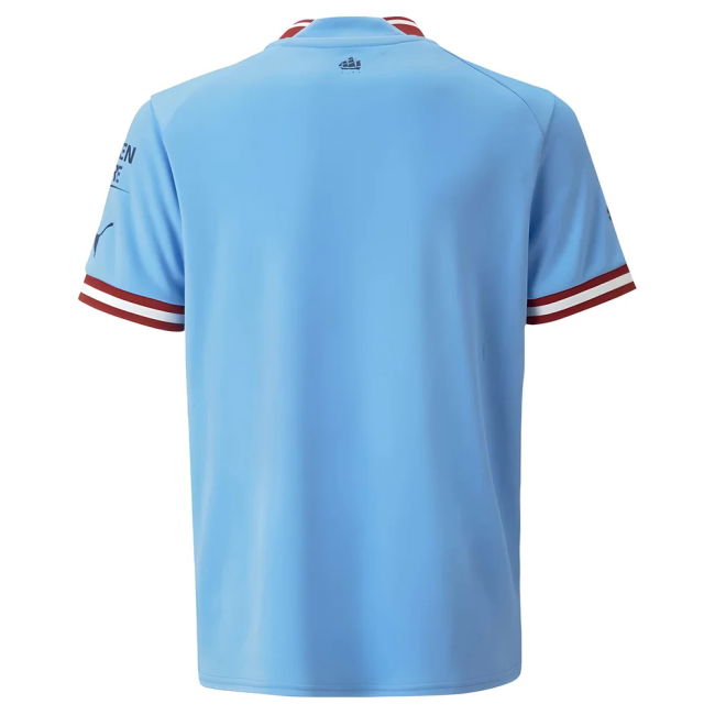 Premium 2022-2023 Man City Home With Retro Design - True To Size