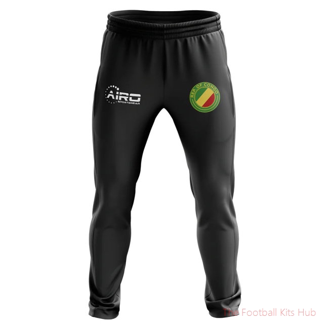 Congo Republic Concept Football Training Pants (Black)