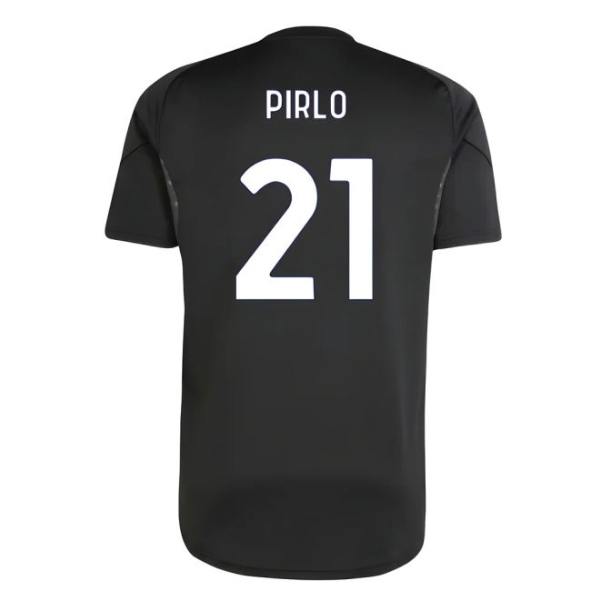 2025-2026 Juve Training Fashionable Shirt (Black) Antibacterial