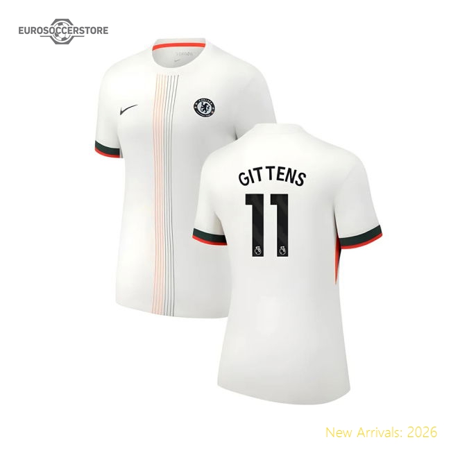 2025-2026 Chelsea Womens Comfortable Jersey Gittens Aeroready