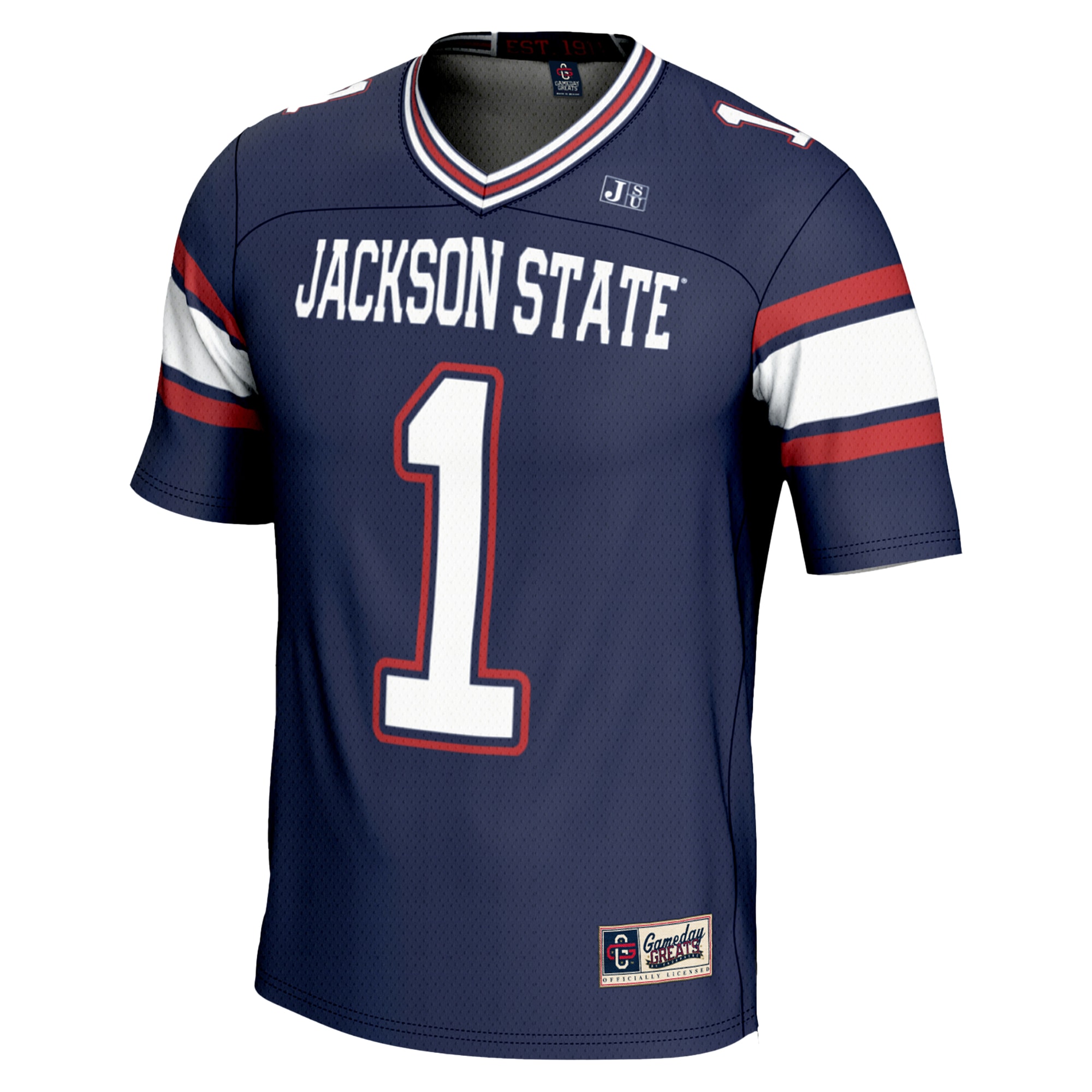 #1 Jackson State Tigers GameDay Greats Youth 2026 Season Football Jersey - Navy